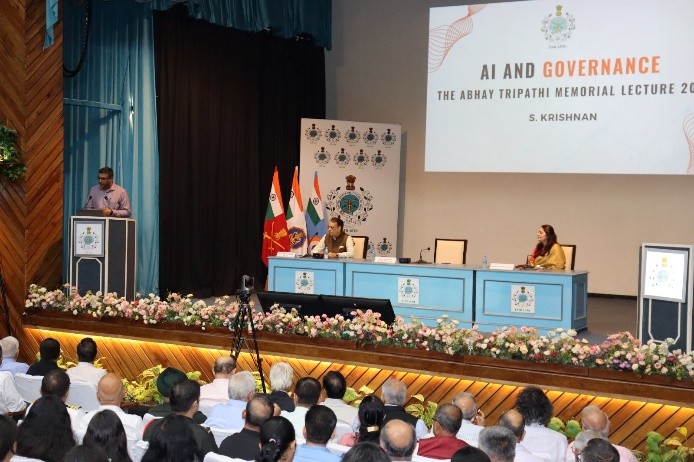 Shri Abhay Tripathi Memorial Lecture “Ai And Governance”